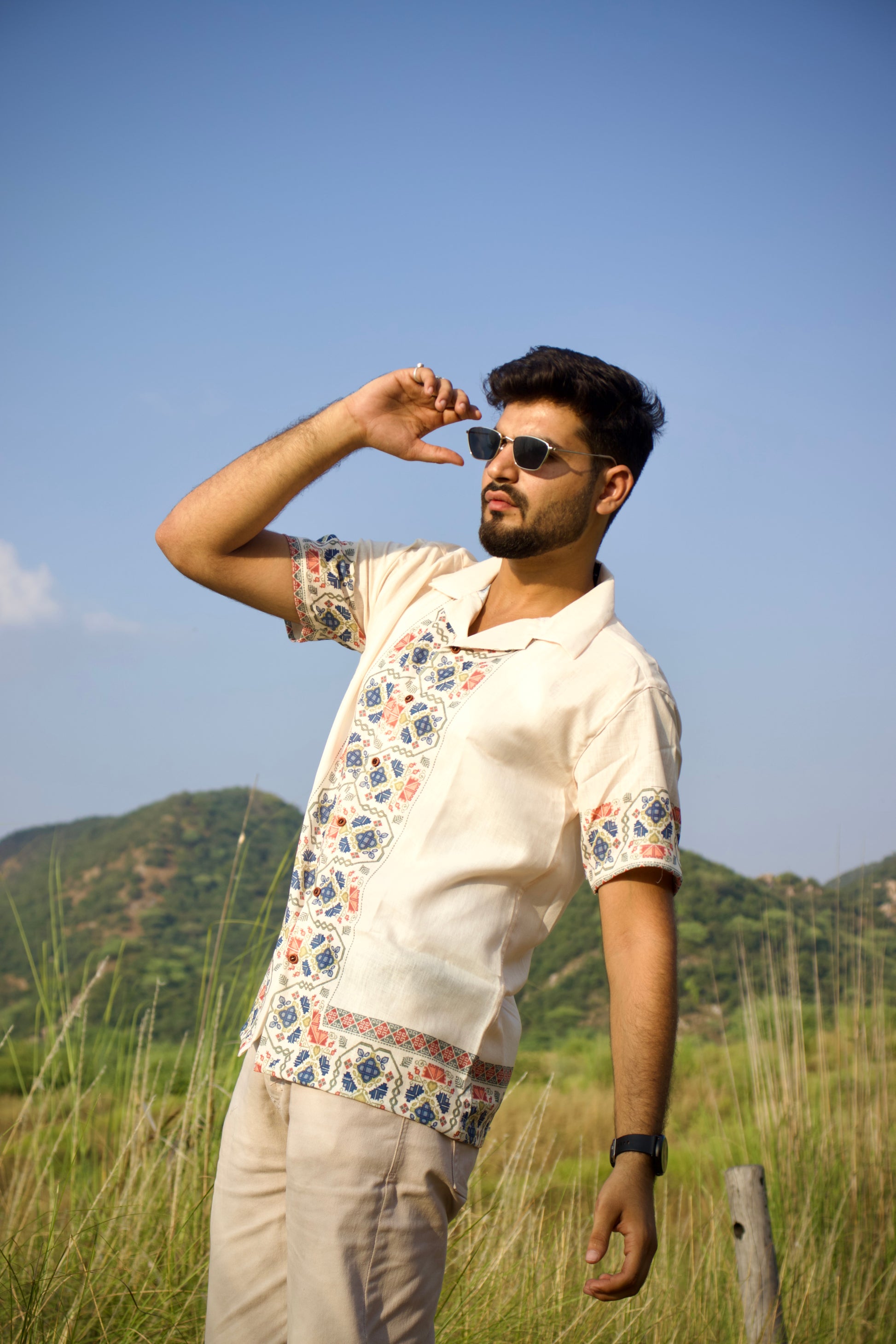 Light Beige Egyptian Shirt