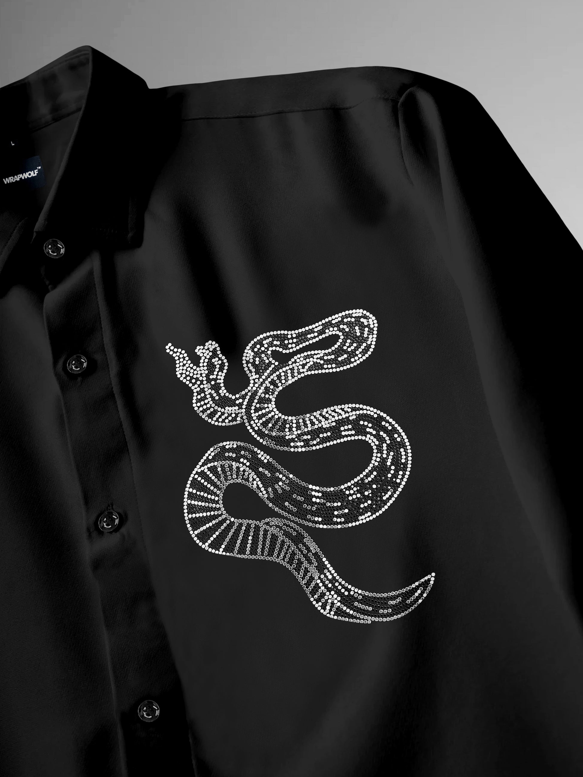 Black Venom Party Formal Shirt