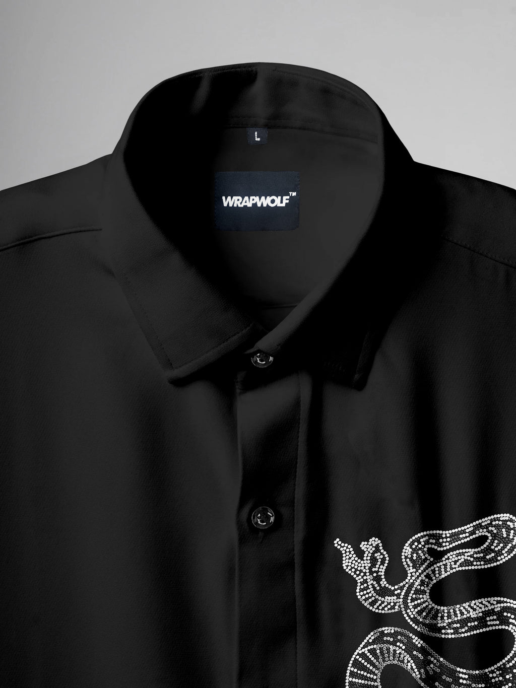 Black Venom Party Formal Shirt