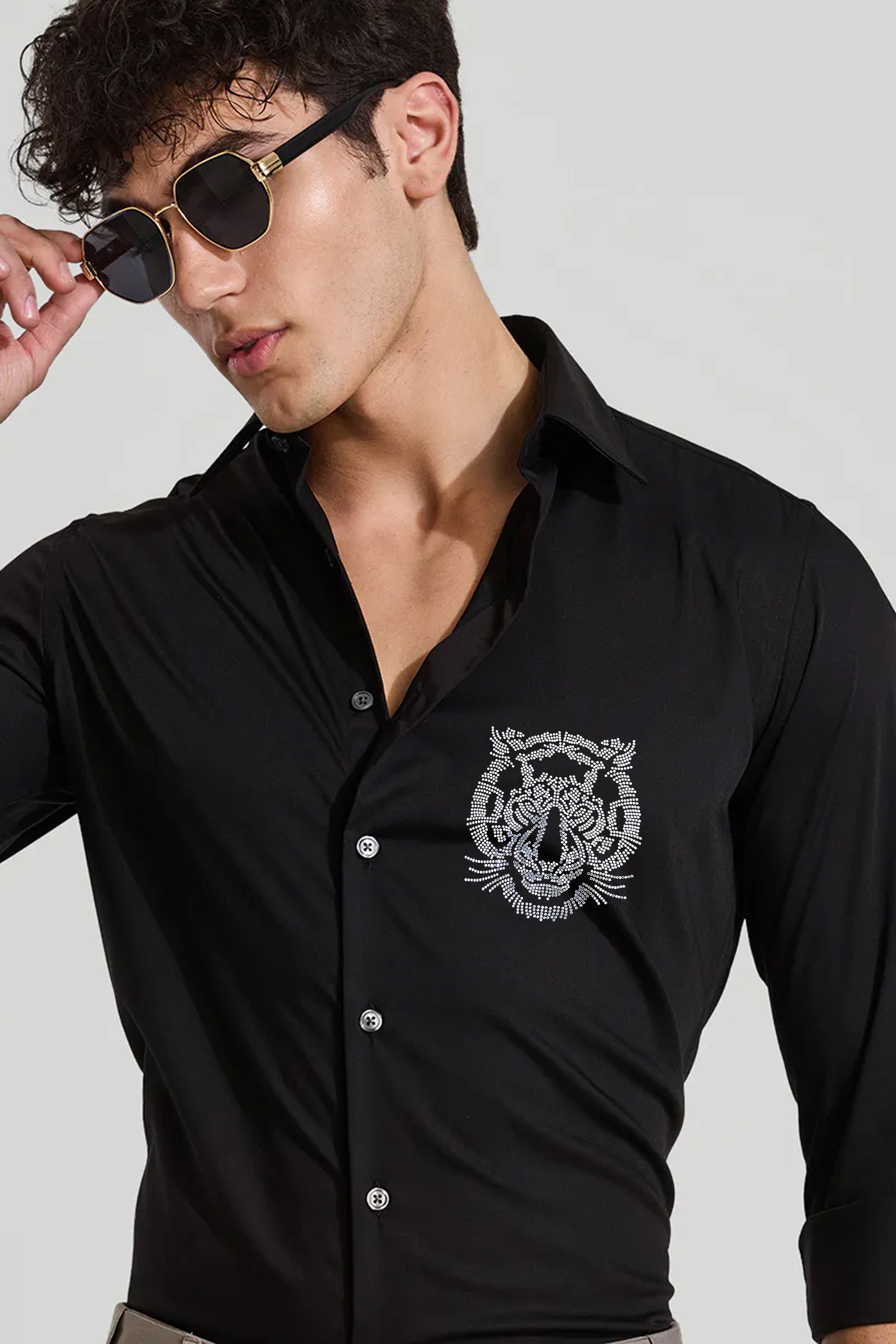 Midnight Tiger Party Shirt