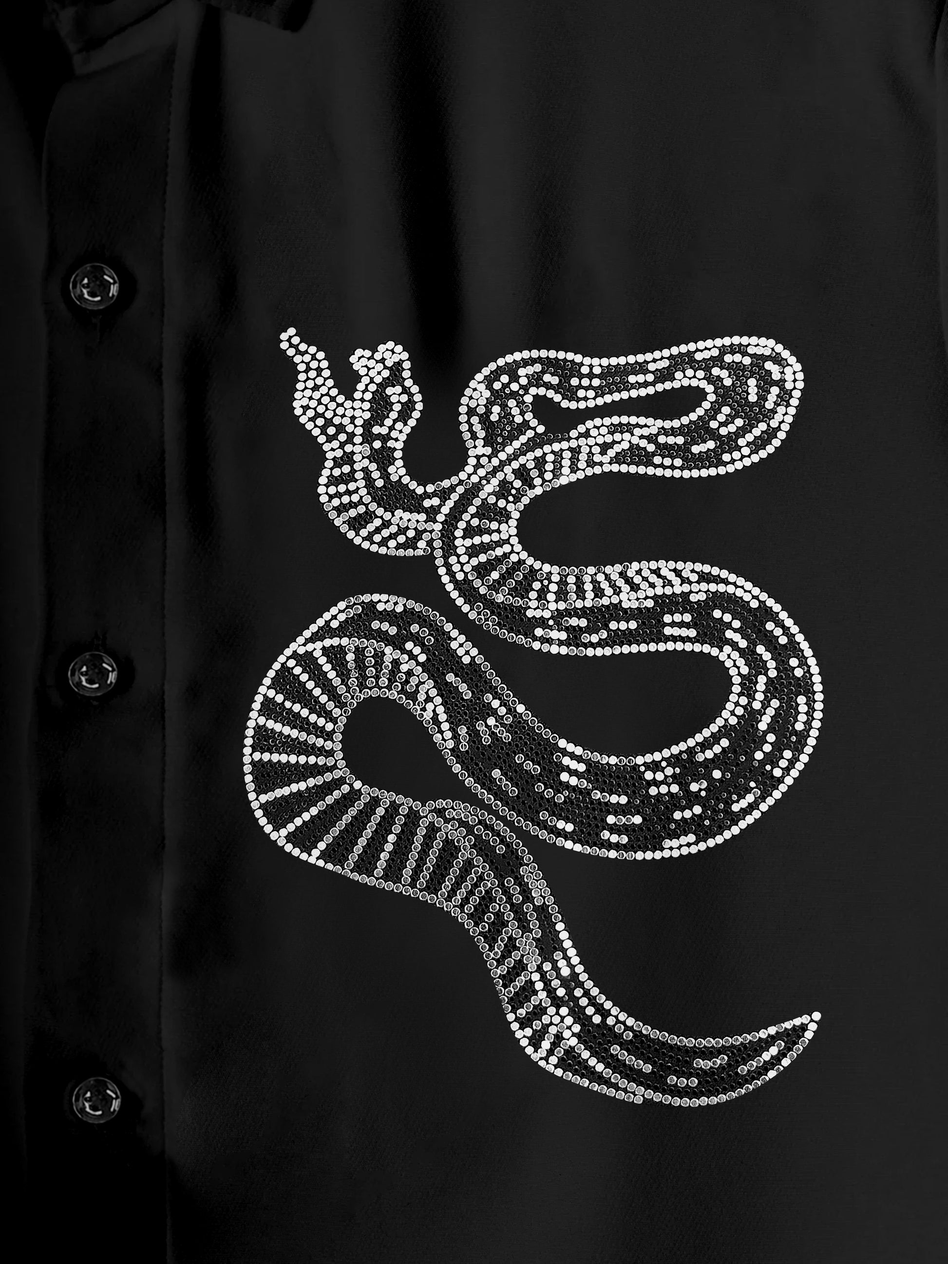 Black Venom Party Formal Shirt