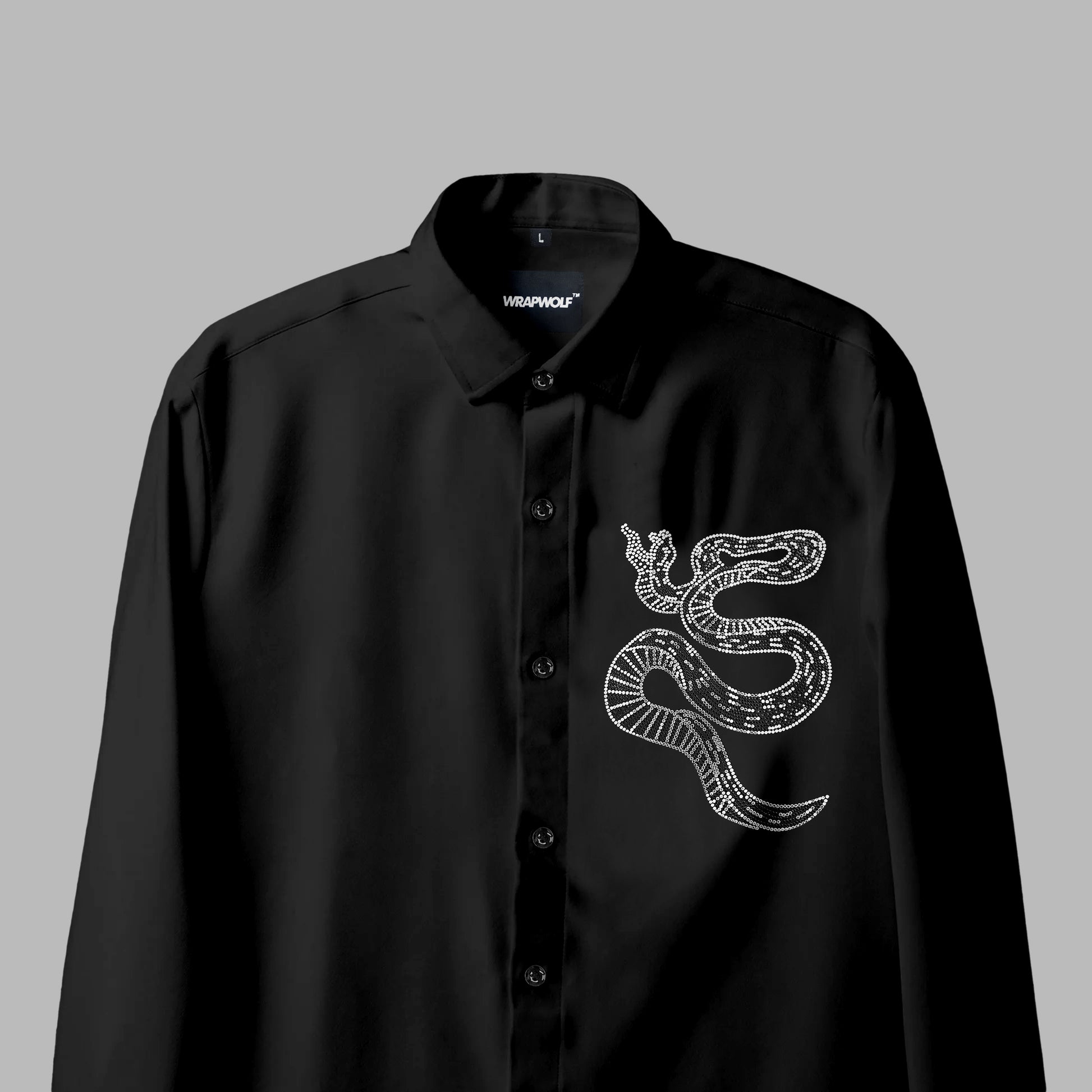 Black Venom Party Formal Shirt
