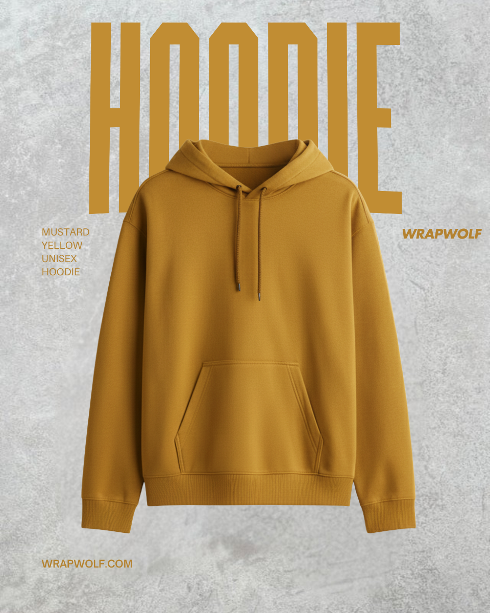 Mustard Yellow Unisex Hoodie