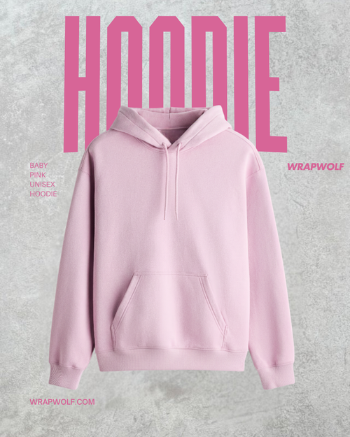 Baby Pink Unisex Hoodie