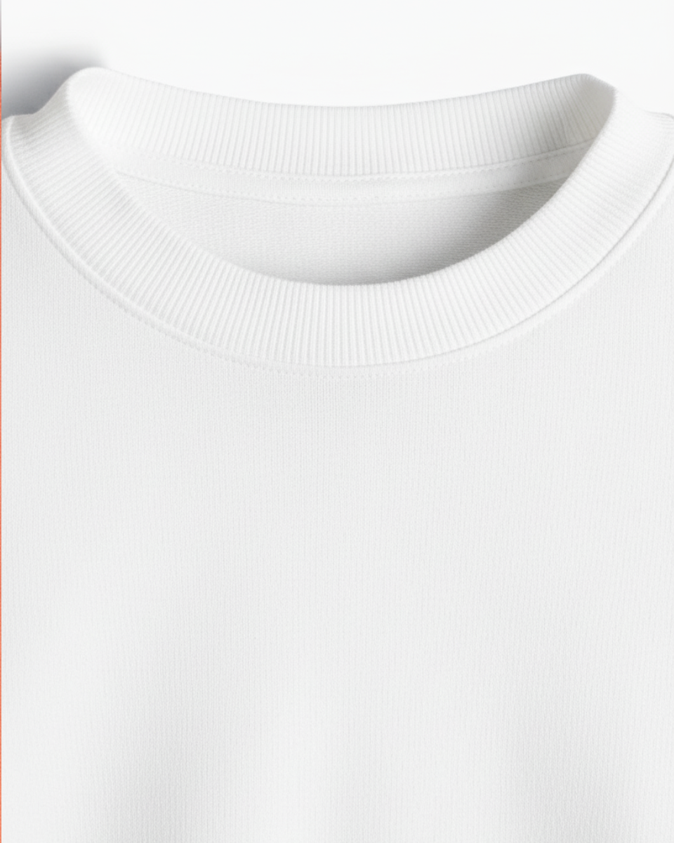 White Unisex Sweatshirt