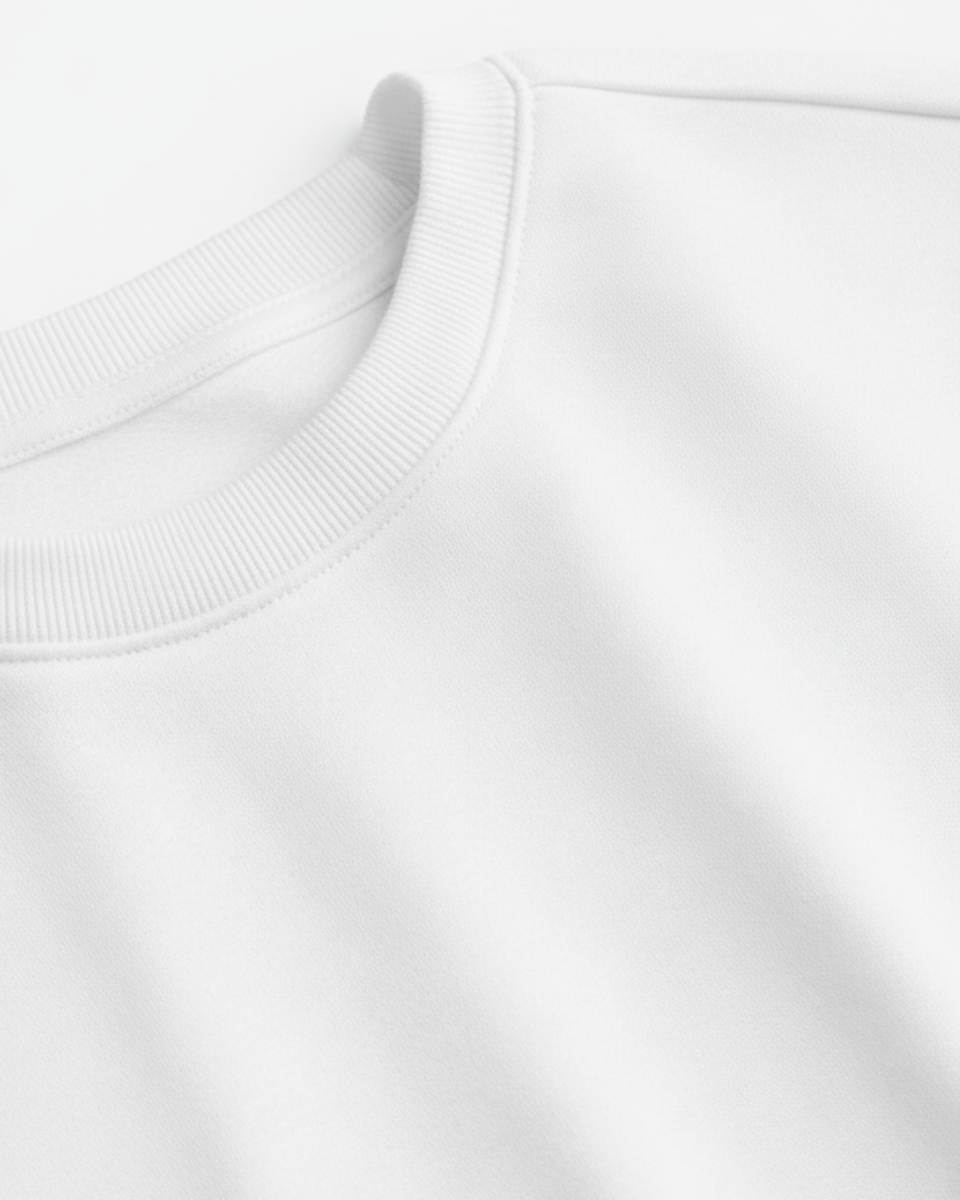 White Unisex Sweatshirt