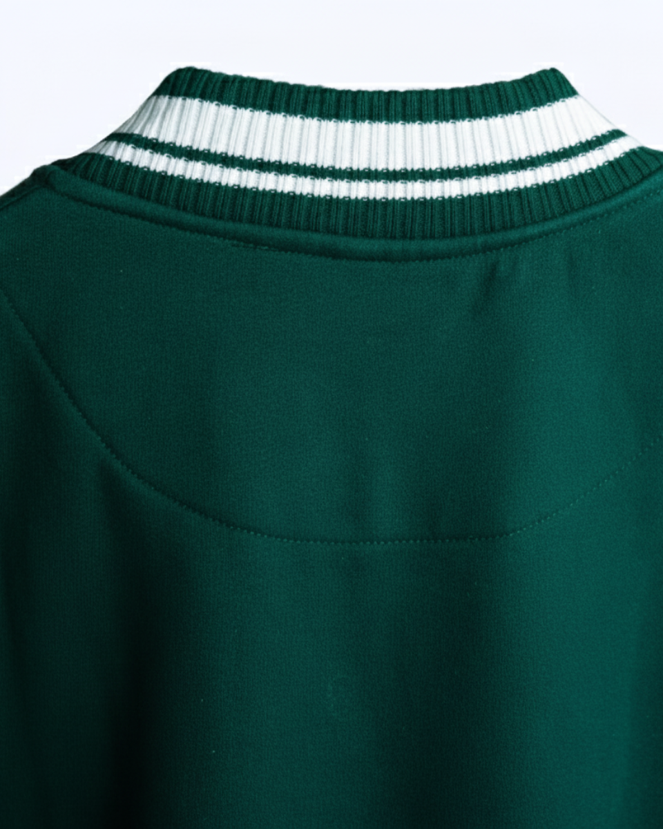 Forest Green Varsity Jacket