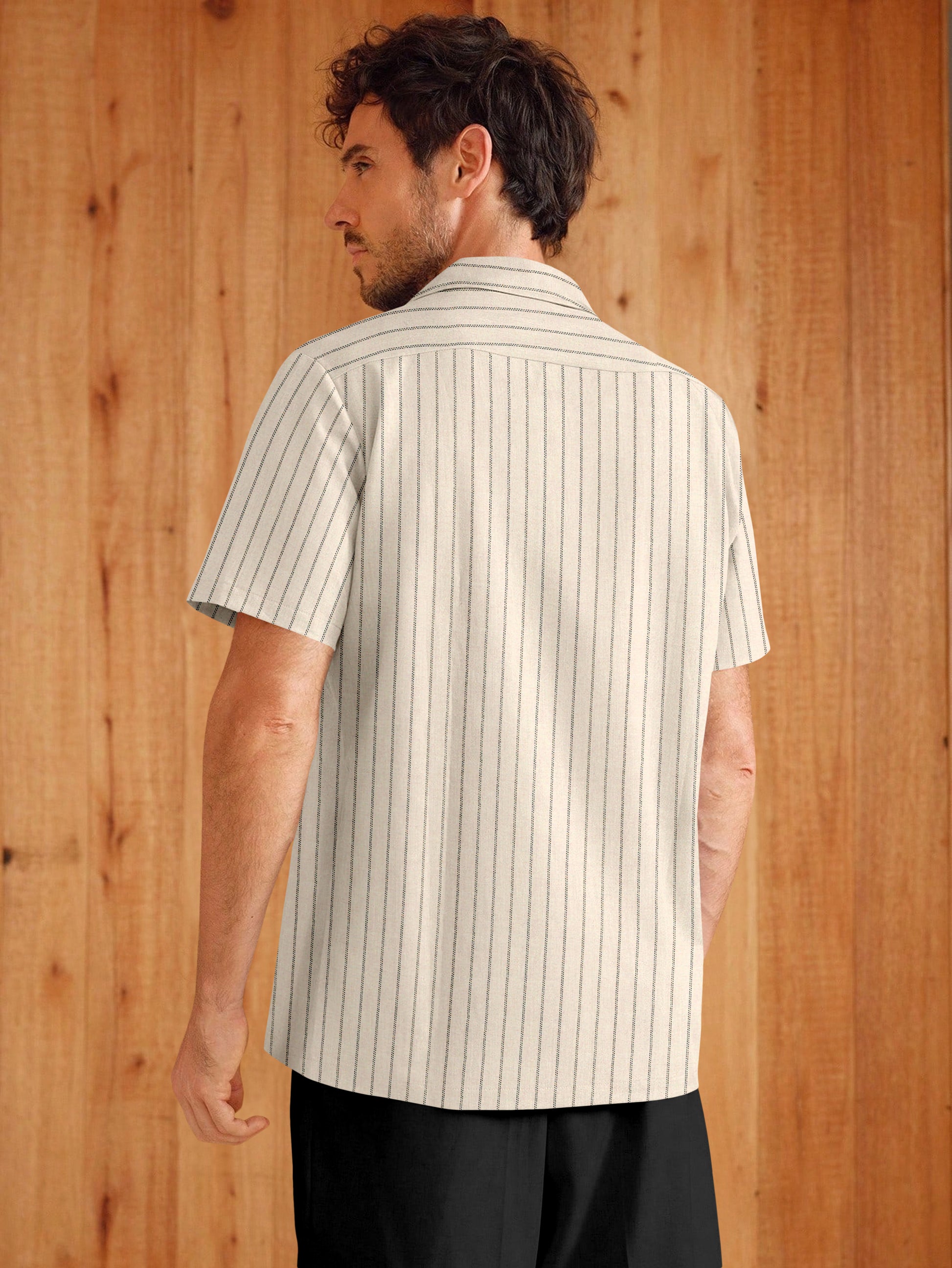 Silk Cream Premium Cotton Blend Shirt