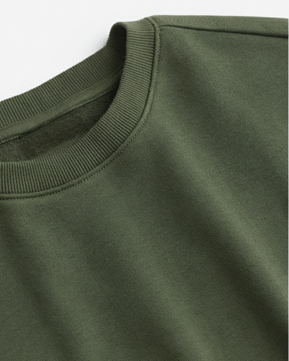 Olive Green Unisex Sweatshirt