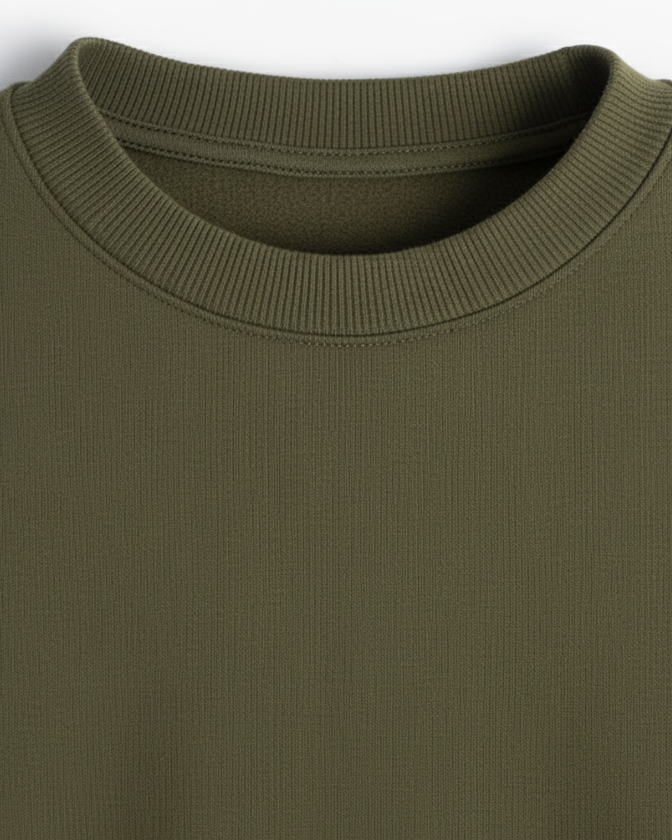Olive Green Unisex Sweatshirt
