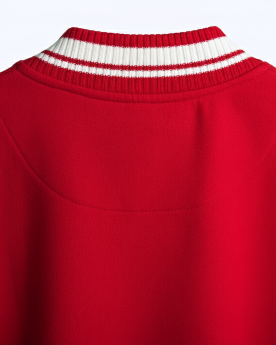 Red Tan Varsity Jacket