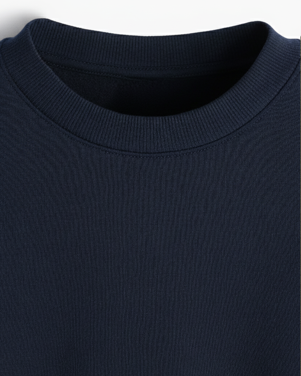 Navy Blue Unisex Sweatshirt
