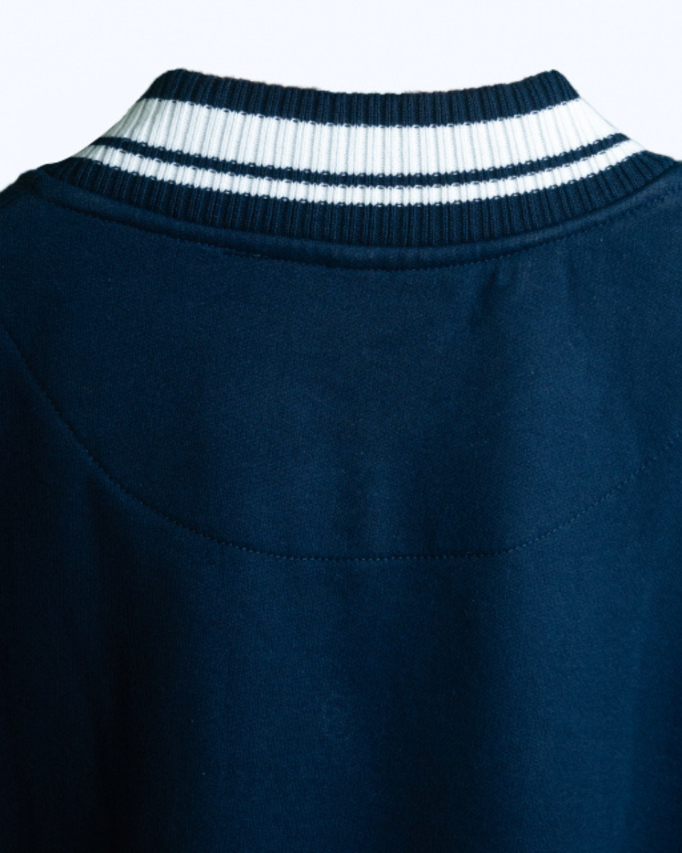 Navy Blue Varsity Jacket