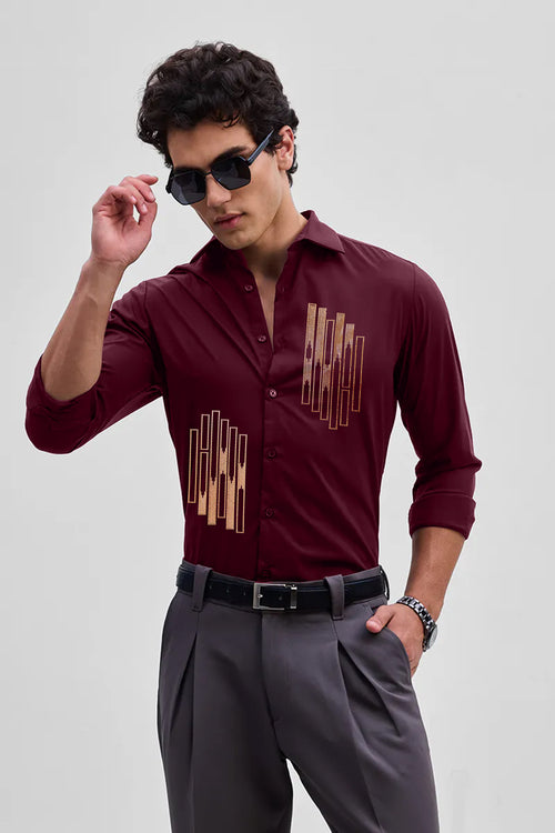 Aurora Party Formal Shirt