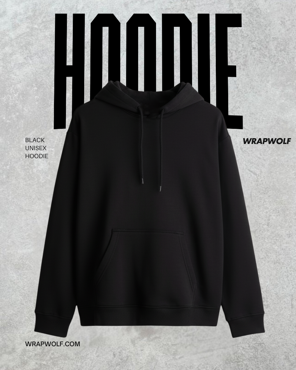 Black Unisex Hoodie
