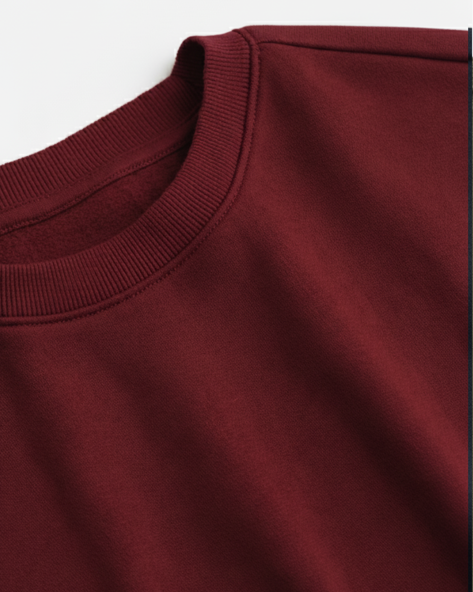 Maroon Unisex Sweatshirt