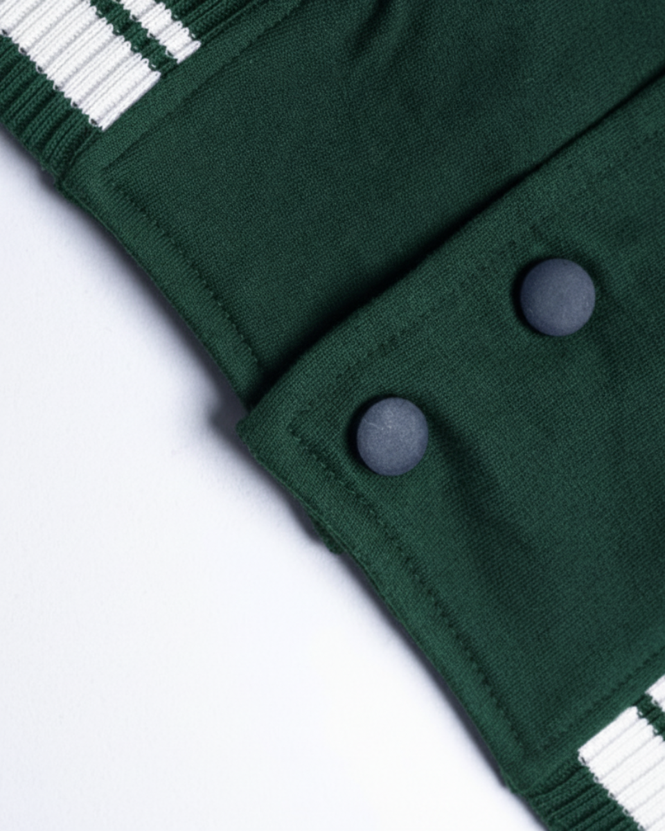 Forest Green Varsity Jacket