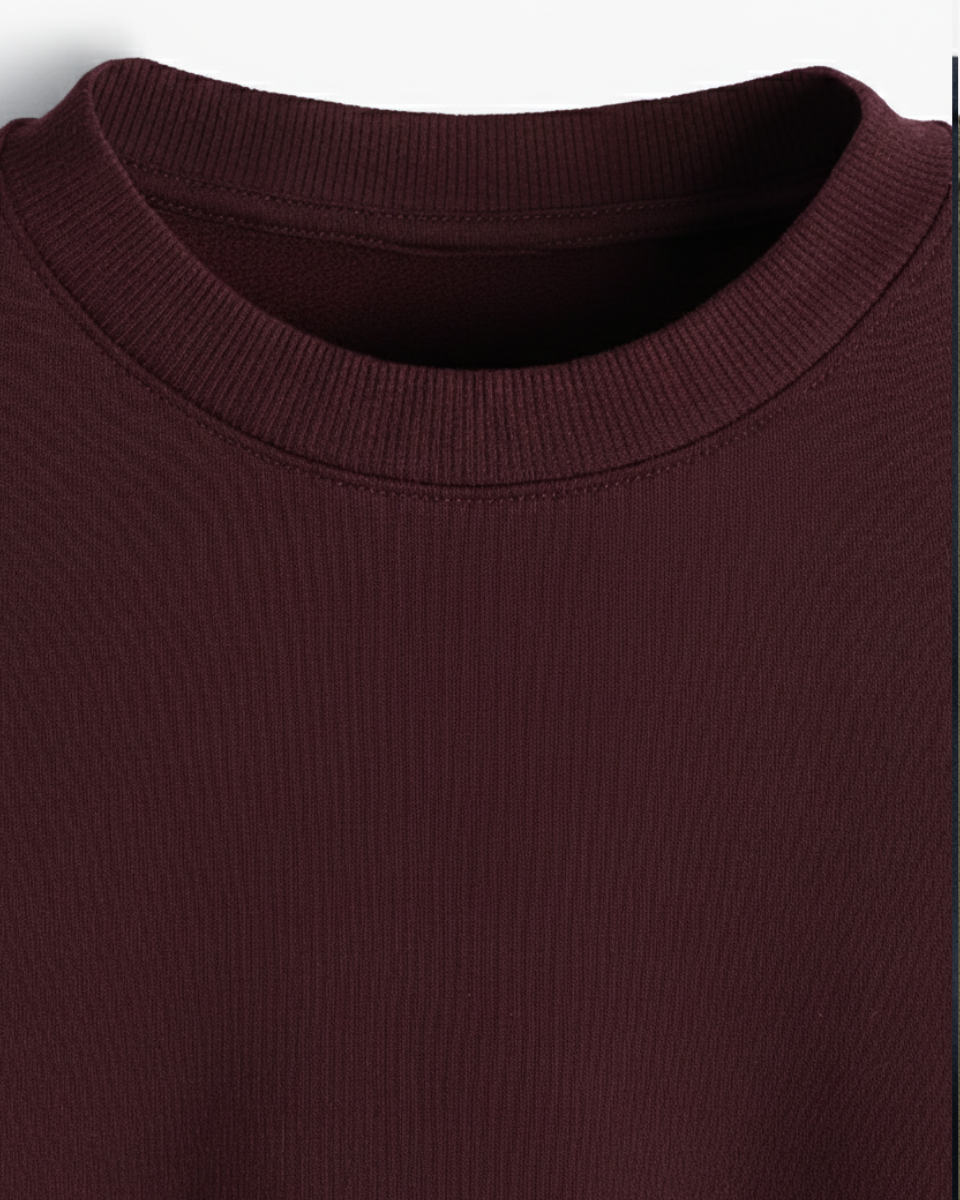 Maroon Unisex Sweatshirt