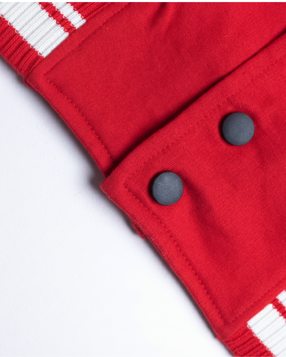 Red Tan Varsity Jacket
