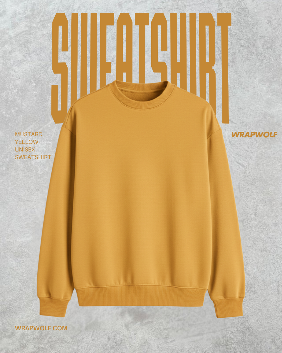Mustard Yellow Unisex Sweatshirt