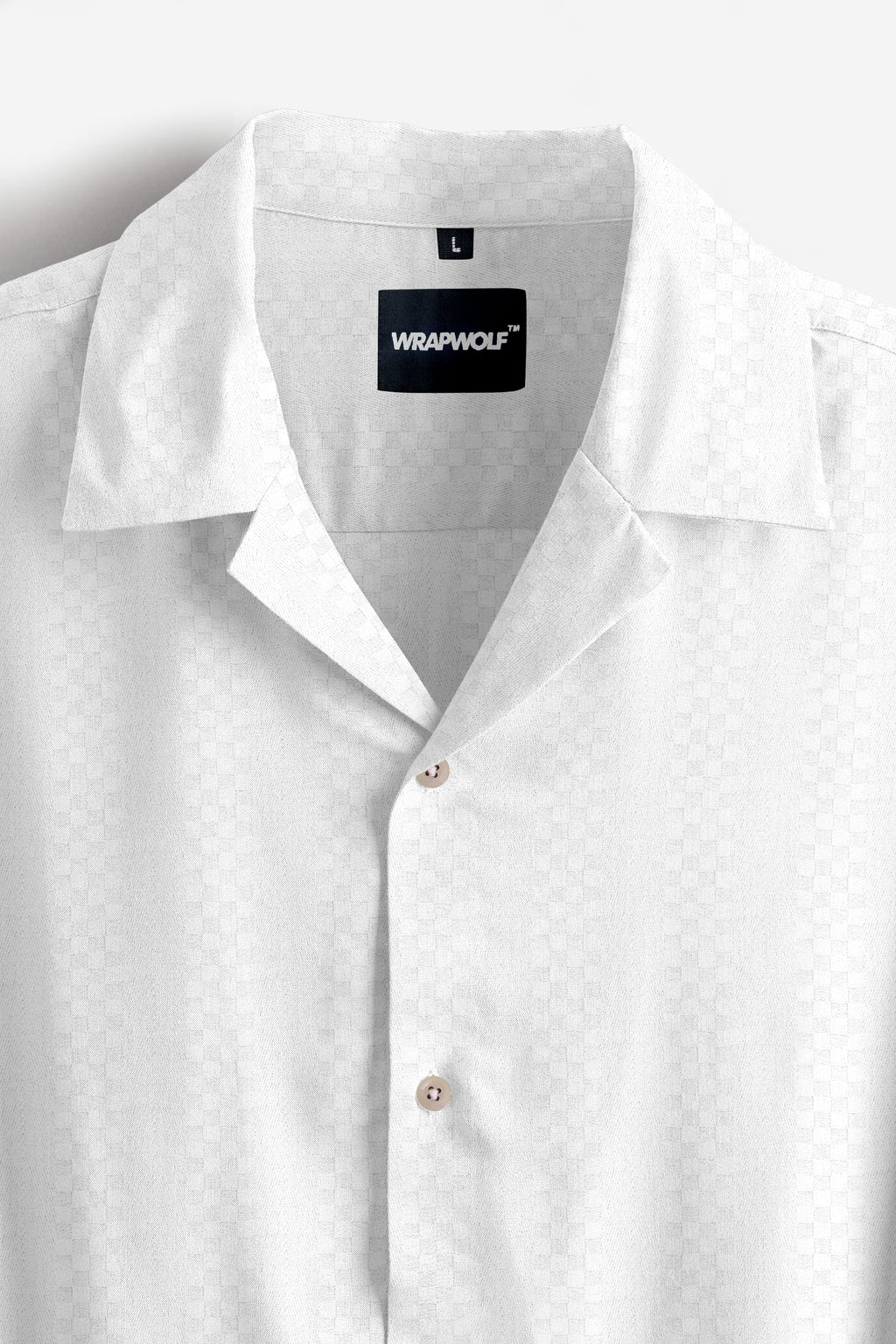 Ivory Snow White Textured Cotton Shirt