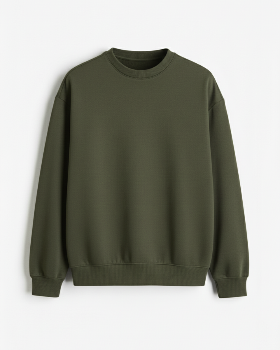 Olive Green Unisex Sweatshirt
