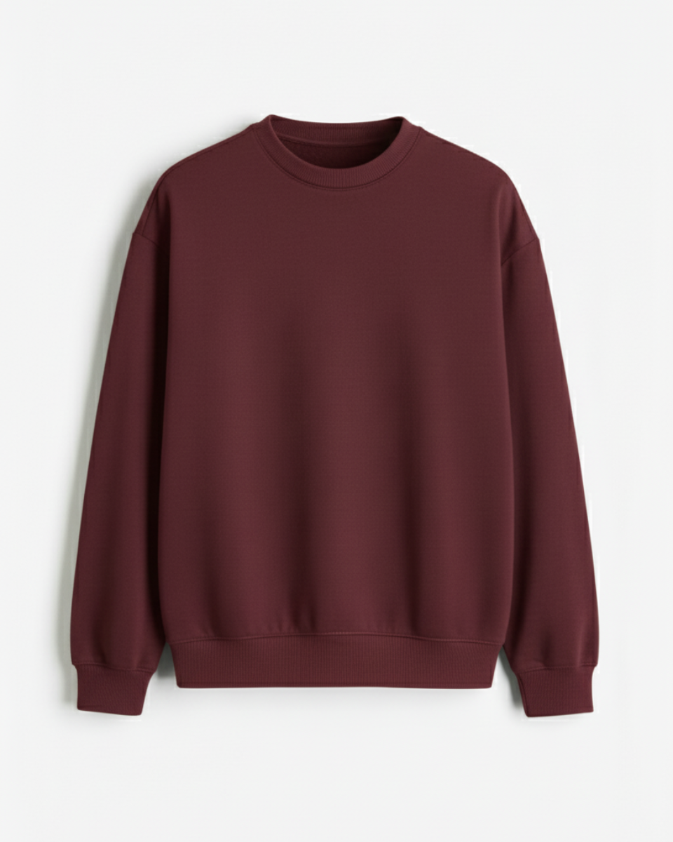 Maroon Unisex Sweatshirt