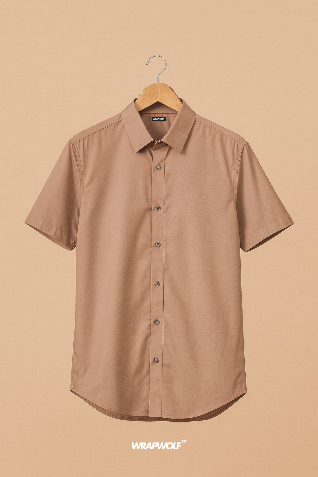 Sandstone Beige Viscose cotton Shirt
