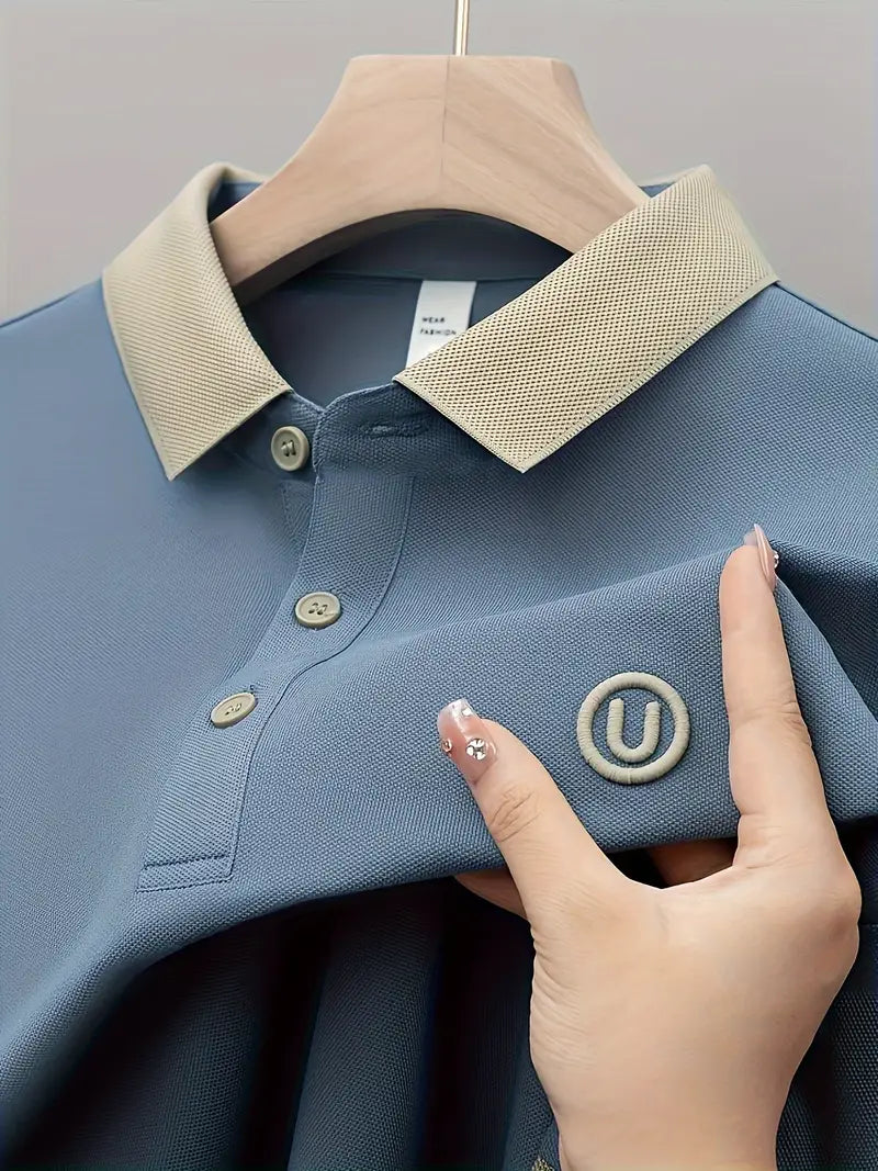 SlateEdge Polo – Frost Sky Edition