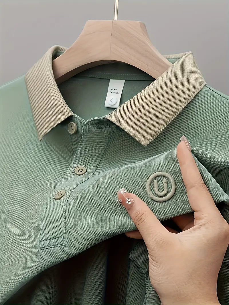 SlateEdge Polo – Mint Drift Edition