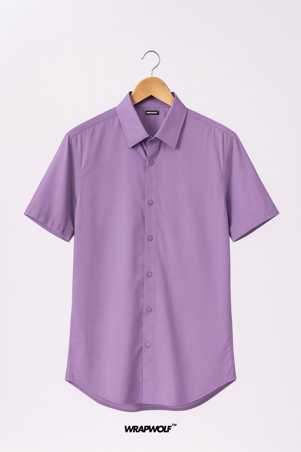 Lilac Lavender Viscose cotton Shirt