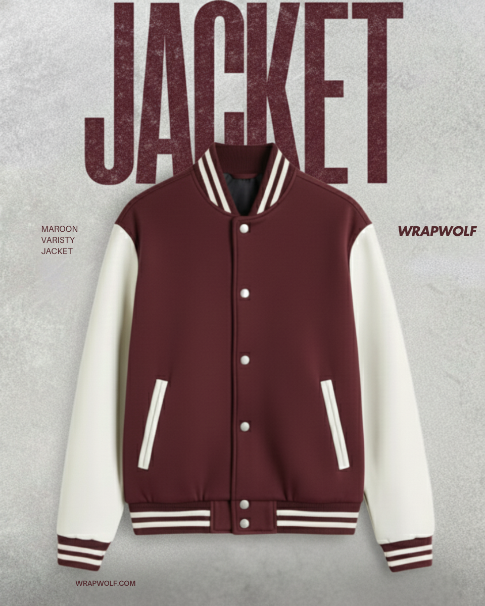 Maroon Varsity Jacket