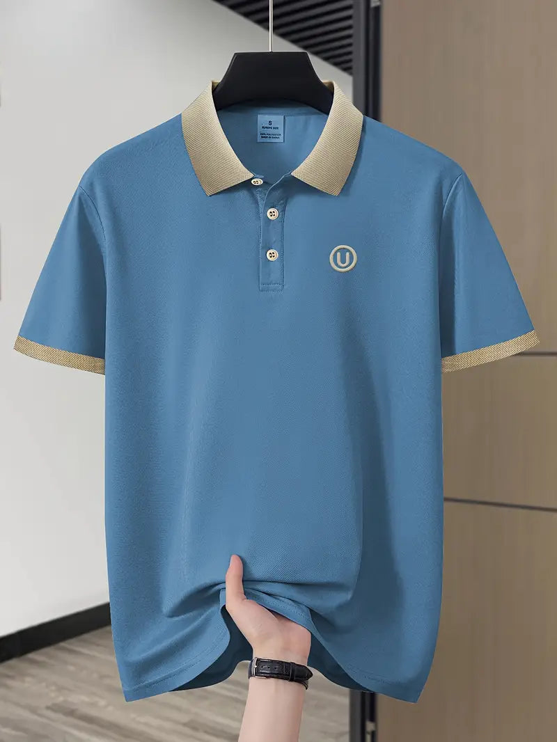 SlateEdge Polo – Frost Sky Edition