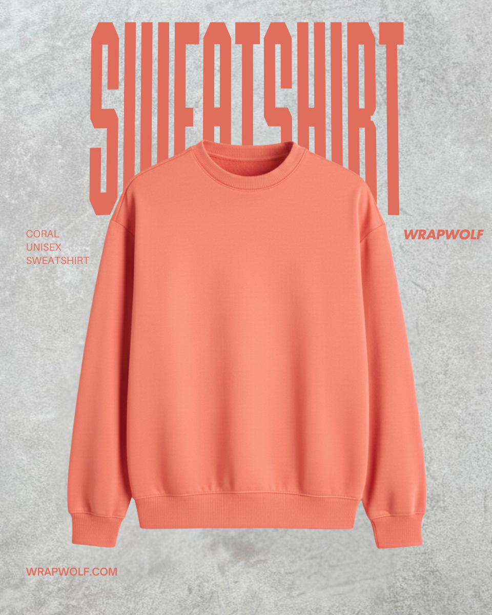 Coral Unisex Sweatshirt