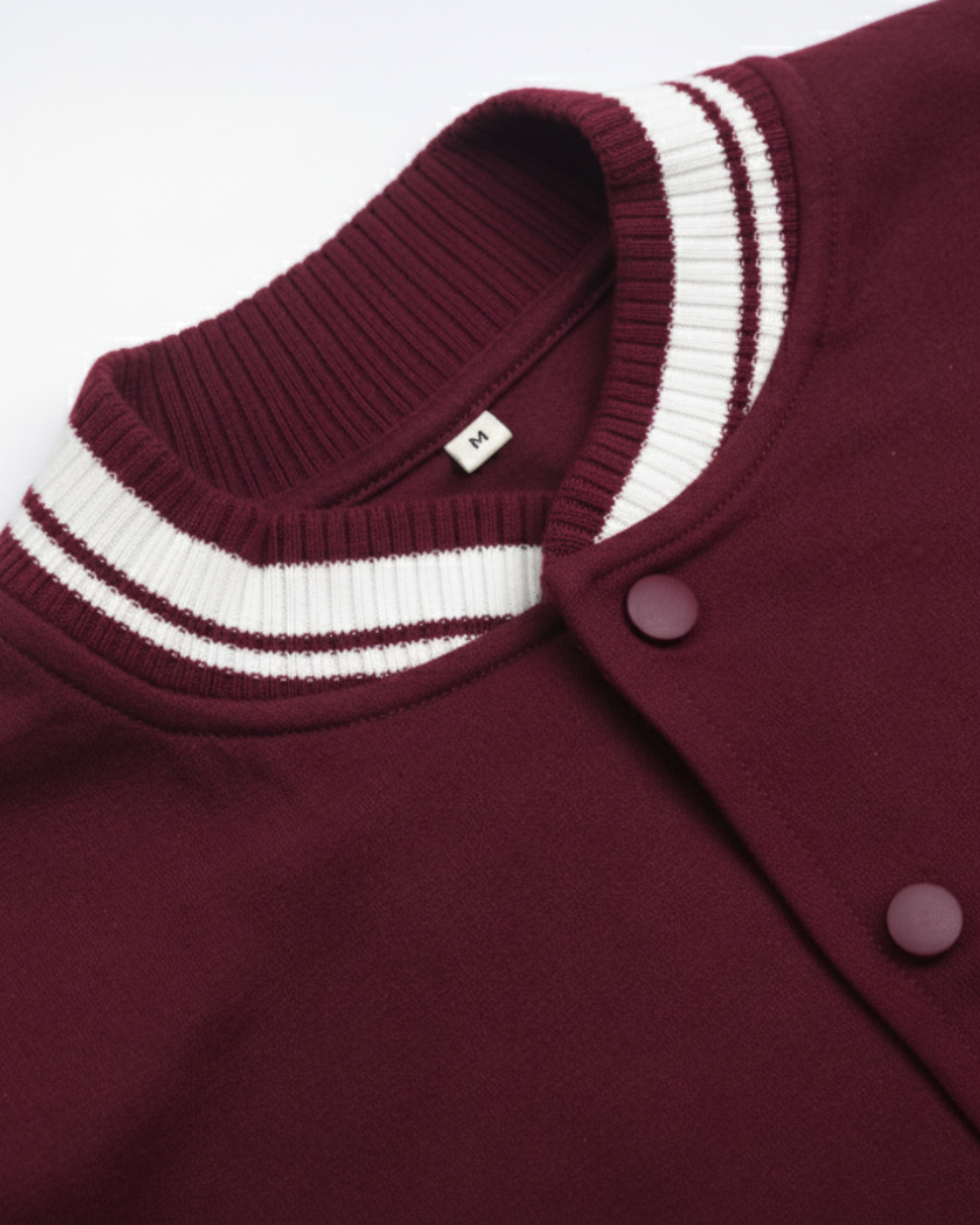 Maroon Varsity Jacket