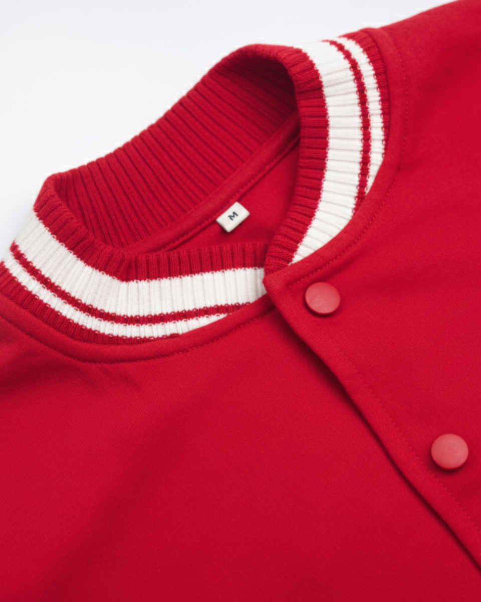 Red Tan Varsity Jacket