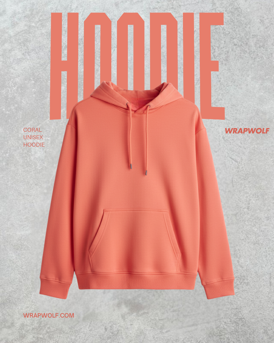 Coral Unisex Hoodie