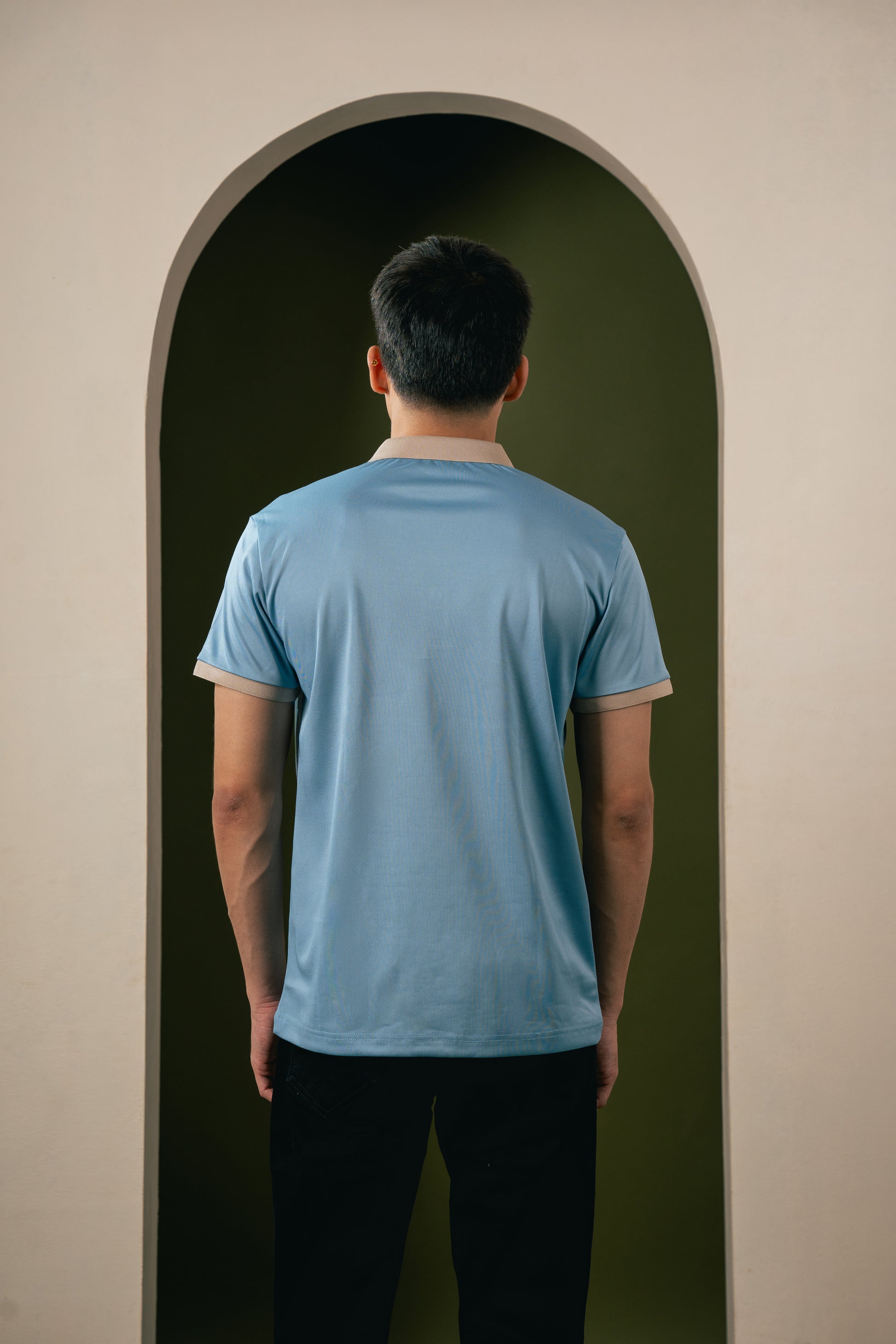 SlateEdge Polo – Frost Sky Edition