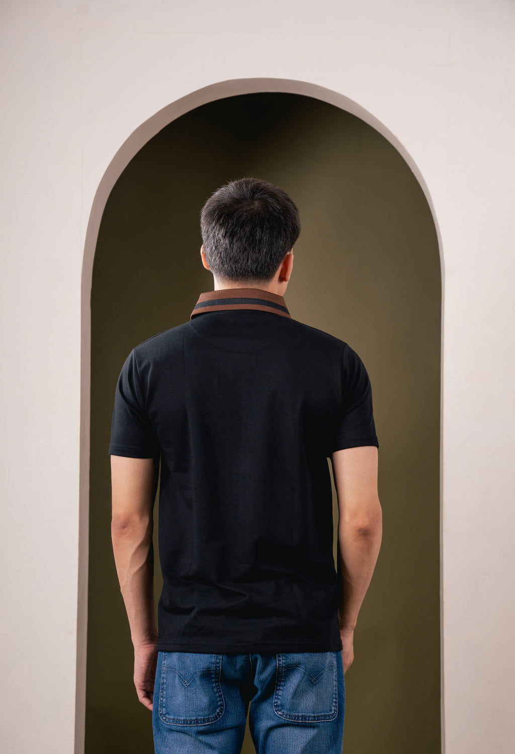 Imperial Crest Polo - Midnight Black