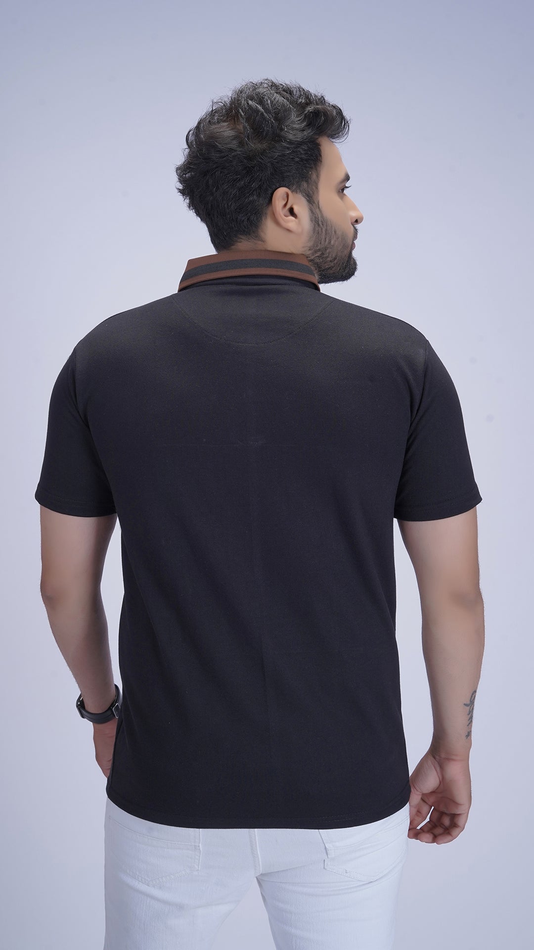 Imperial Crest Polo - Midnight Black