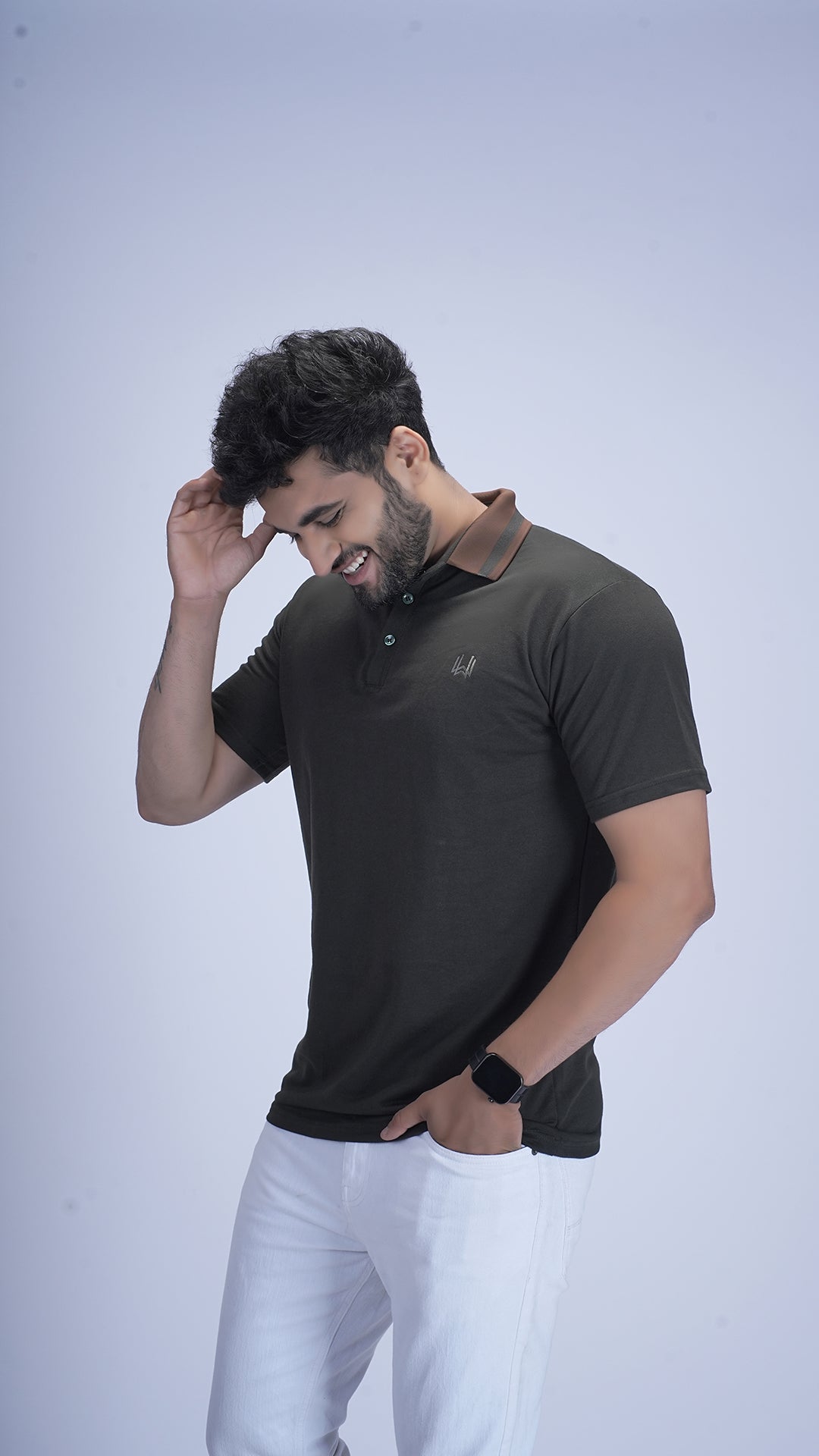 Imperial Crest Polo - Sage-wood Olive