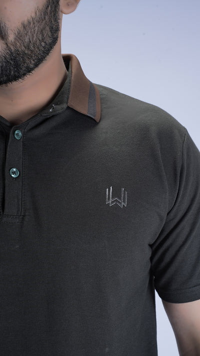 Imperial Crest Polo - Sage-wood Olive