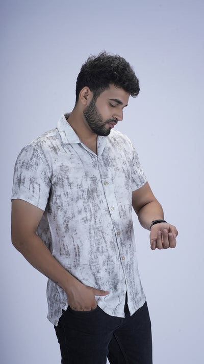 Alabaster White Premium Cotton Shirt