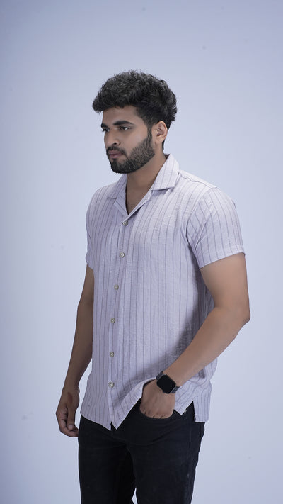 Velvet Bloom Premium Cotton Blend Shirt