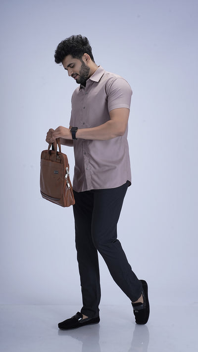 Sandstone Beige Viscose cotton Shirt