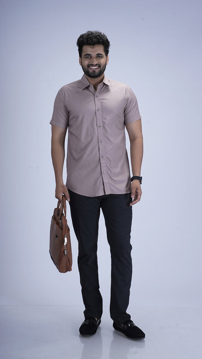 Sandstone Beige Viscose cotton Shirt