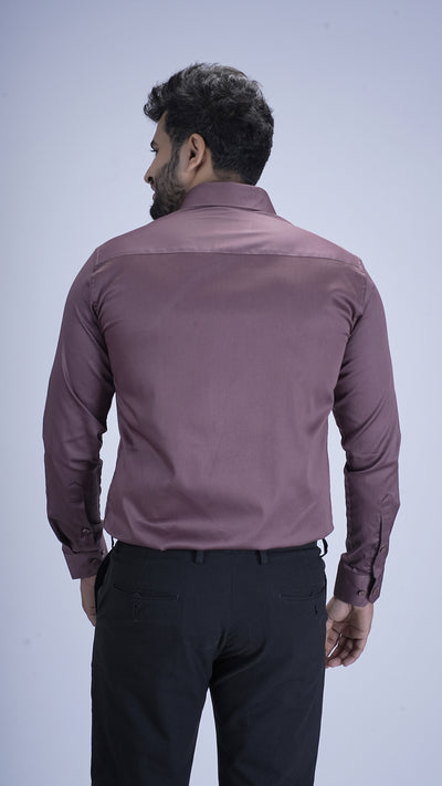 Mauve Mist Luxury Satin Shirt