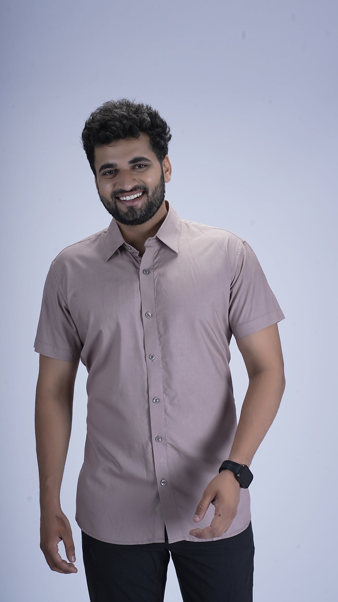 Sandstone Beige Viscose cotton Shirt