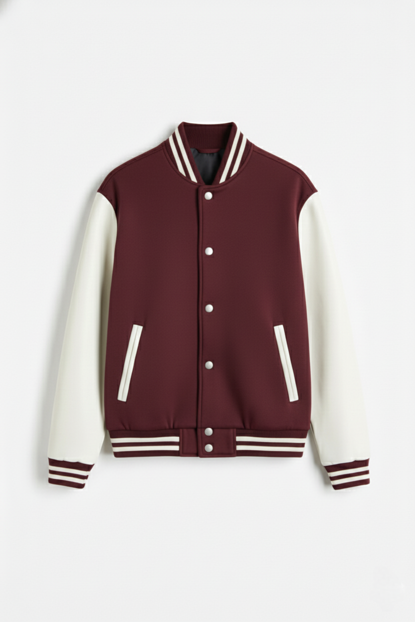 Maroon Varsity Jacket