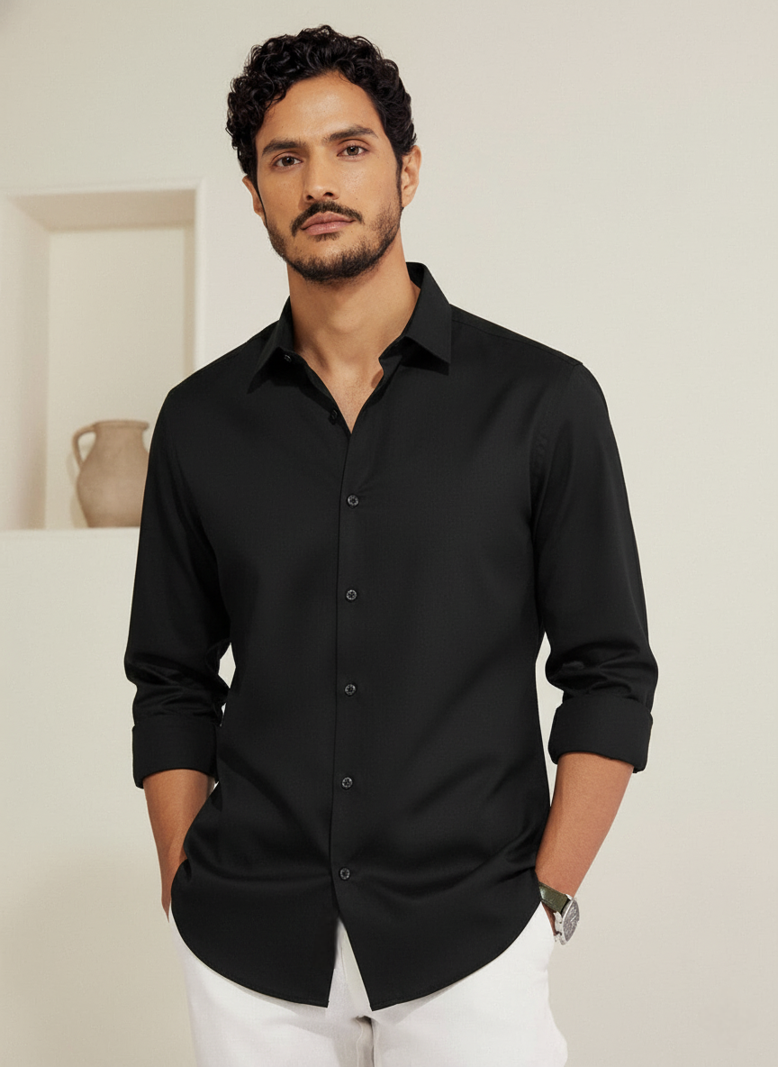 Classic Jet Black Shirt